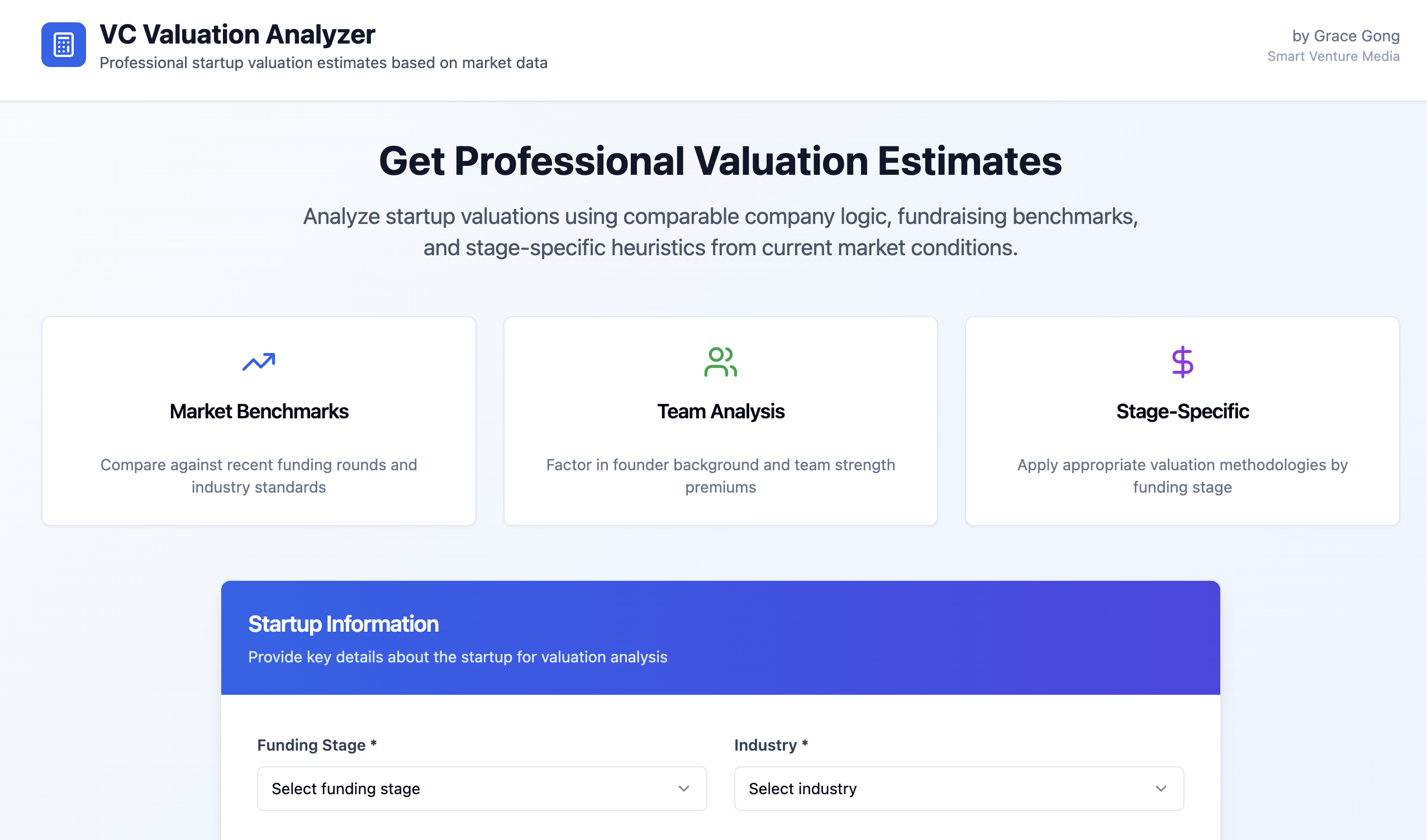 VC Valuation Analyzer